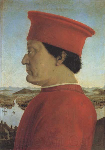 Piero della Francesca Federigo da Montefeltro and his Wife Battista Sforza (mk45) Germany oil painting art